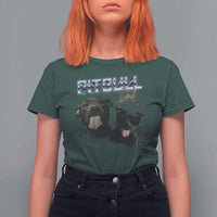 Pitbull Dad T Shirt For Women Funny Gift For Pitbull Lover - Wonder Print Shop