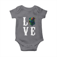 Colorful Pitbull Graphic Art For Dog Lover Baby Onesie - Wonder Print Shop