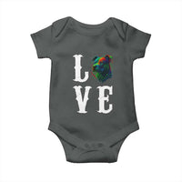Colorful Pitbull Graphic Art For Dog Lover Baby Onesie - Wonder Print Shop