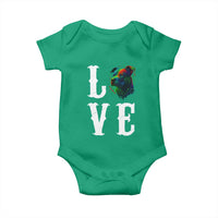 Colorful Pitbull Graphic Art For Dog Lover Baby Onesie - Wonder Print Shop