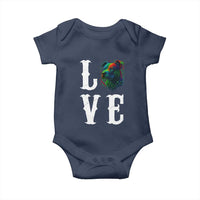 Colorful Pitbull Graphic Art For Dog Lover Baby Onesie - Wonder Print Shop