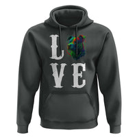 Colorful Pitbull Graphic Art For Dog Lover Hoodie - Wonder Print Shop