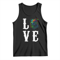 Colorful Pitbull Graphic Art For Dog Lover Tank Top - Wonder Print Shop