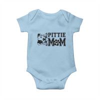 Pittie Mom Baby Onesie Funny Gift For Pitbull Lover - Wonder Print Shop