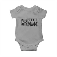 Pittie Mom Baby Onesie Funny Gift For Pitbull Lover - Wonder Print Shop