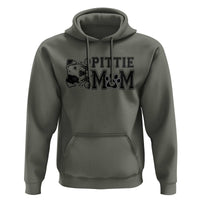 Pittie Mom Hoodie Funny Gift For Pitbull Lover - Wonder Print Shop