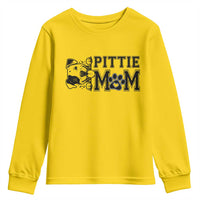Pittie Mom Youth Sweatshirt Funny Gift For Pitbull Lover - Wonder Print Shop