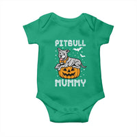 Halloween Dog Lover Baby Onesie Funny Pitbull Mummy - Wonder Print Shop