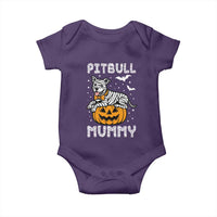 Halloween Dog Lover Baby Onesie Funny Pitbull Mummy - Wonder Print Shop