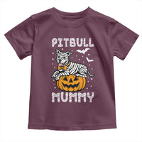 Halloween Dog Lover Toddler T Shirt Funny Pitbull Mummy - Wonder Print Shop