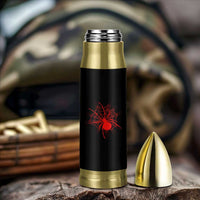 Red Black Widow Spider Bullet Tumbler Gothic Spider Web Vintage Horror Gift