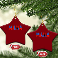 Spooky Mama Spider Web Ceramic Ornament Cute Halloween Mom Gift