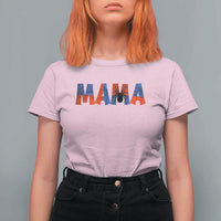 Spooky Mama Spider Web T Shirt For Women Cute Halloween Mom Gift