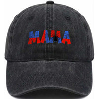 Spooky Mama Spider Web Washed Cotton Baseball Cap Cute Halloween Mom Gift