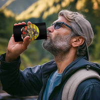 Funny Bigfoot School Bus Lover 4 in 1 Can Cooler Tumbler Sasquatch Back To School Vintage Gift