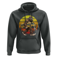 Funny Bigfoot School Bus Lover Hoodie Sasquatch Back To School Vintage Gift