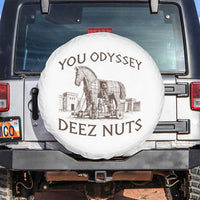 Funny You Odyssey Deez Nuts Trojan Horse Spare Tire Cover Ancient Greek History Meme Humor Gift