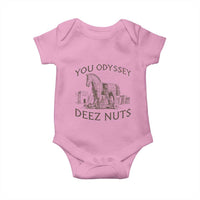 Funny You Odyssey Deez Nuts Trojan Horse Baby Onesie Ancient Greek History Meme Humor Gift