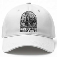Funny You Odyssey Deez Nuts Trojan Horse Baseball Cap Ancient Greek History Gift