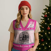 Funny You Odyssey Deez Nuts Trojan Horse V-Neck Knit Sweater Vest Ancient Greek History Gift