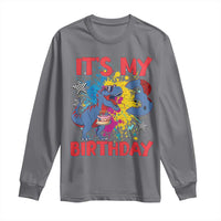 Dino Spider Its My 3rd Birthday Long Sleeve Shirt Dinosaur Gift For Boys