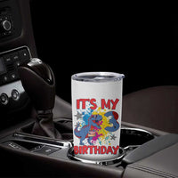 Dino Spider Its My 3rd Birthday Tumbler Cup Dinosaur Gift For Boys