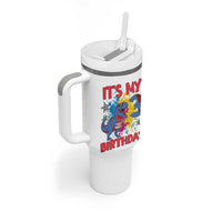 Dino Spider Its My 3rd Birthday Tumbler With Handle Dinosaur Gift For Boys
