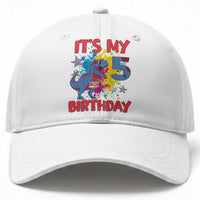 Dino Spider Its My 5th Birthday Baseball Cap Dinosaur Gift For Boys