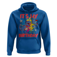 Dino Spider Its My 5th Birthday Hoodie Dinosaur Gift For Boys