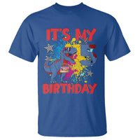 Dino Spider Its My 5th Birthday T Shirt Dinosaur Gift For Boys