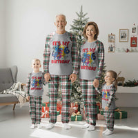 Dino Spider Its My 6th Birthday Plaid Pajama Set Dinosaur Gift For Boys