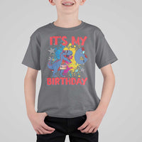 Dino Spider Its My 6th Birthday T Shirt For Kid Dinosaur Gift For Boys