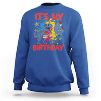 Dino Spider Its My 6th Birthday Sweatshirt Dinosaur Gift For Boys