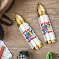 Dino Spider Its My 7th Birthday Bullet Tumbler Dinosaur Gift For Boys