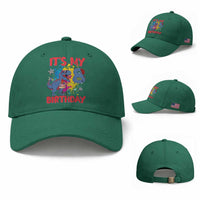 Dino Spider Its My 8th Birthday Baseball Cap Dinosaur Gift For Boys