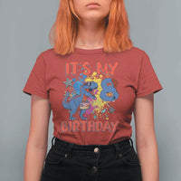 Dino Spider Its My 8th Birthday T Shirt For Women Dinosaur Gift For Boys