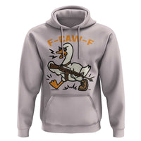 F Caw F Goose With Gun Hoodie Funny Rebellious Gift - Wonder Print Shop