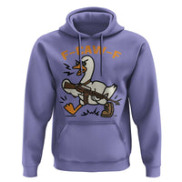 F Caw F Goose With Gun Hoodie Funny Rebellious Gift - Wonder Print Shop