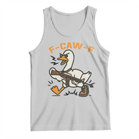F Caw F Goose With Gun Tank Top Funny Rebellious Gift - Wonder Print Shop