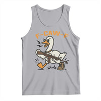 F Caw F Goose With Gun Tank Top Funny Rebellious Gift - Wonder Print Shop