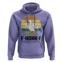 F Honk F Goose With Knife Hoodie Funny Chaotic Meme Gift - Wonder Print Shop