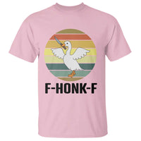 F Honk F Goose With Knife T Shirt Funny Chaotic Meme Gift - Wonder Print Shop