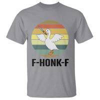 F Honk F Goose With Knife T Shirt Funny Chaotic Meme Gift - Wonder Print Shop