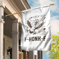 F Honk F Goose Lover Garden Flag Funny Silly Chaotic Gift - Wonder Print Shop