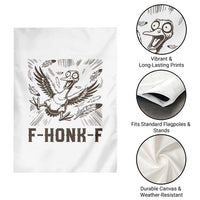 F Honk F Goose Lover Garden Flag Funny Silly Chaotic Gift - Wonder Print Shop