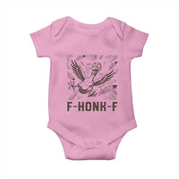 F Honk F Goose Lover Baby Onesie Funny Silly Chaotic Gift - Wonder Print Shop