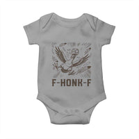 F Honk F Goose Lover Baby Onesie Funny Silly Chaotic Gift - Wonder Print Shop