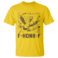 F Honk F Goose Lover T Shirt Funny Silly Chaotic Gift - Wonder Print Shop