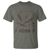 F Honk F Goose Lover T Shirt Funny Silly Chaotic Gift - Wonder Print Shop