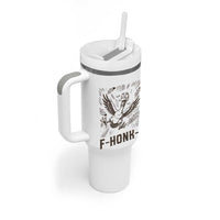 F Honk F Goose Lover Tumbler With Handle Funny Silly Chaotic Gift - Wonder Print Shop